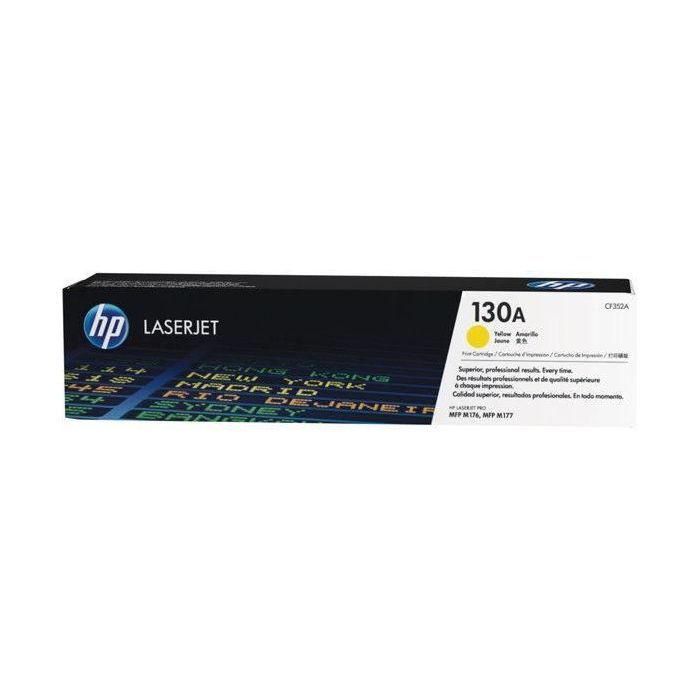 HP 130A Yellow Original Toner Cartridge (CF353A) for HP LaserJet Pro Color M176 / LaserJet M177