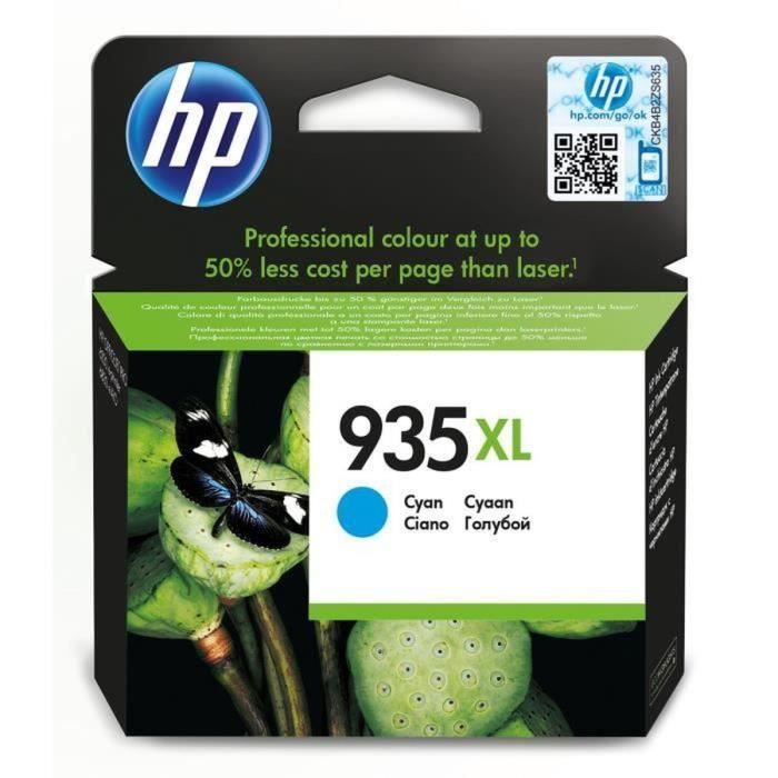 HP 935XL Genuine Cyan Ink Cartridge High Capacity (C2P24AE)