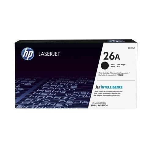 HP 26A Genuine Black LaserJet Toner Cartridge (CF226A) for HP LaserJet Pro M402 / M426