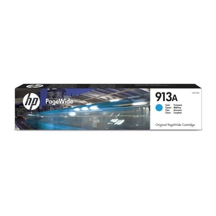 HP 913A Genuine Cyan Ink Cartridge for HP PageWide 377/452/477 (F6T77AE)