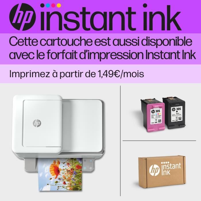 HP 305 Original Tricolor Ink Cartridge for HP DeskJet 2300/2700 / Plus 4100, ENVY 6000 / Pro 6400 (3YM60AE)