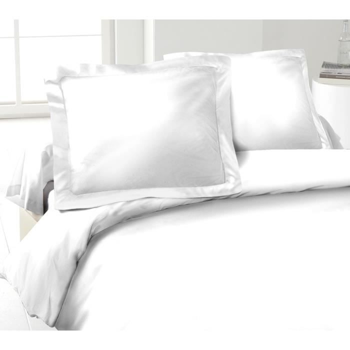 LOVELY HOME Set of 2 Pillowcases 100% cotton 50x70 cm - White
