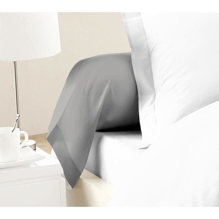 Lovely Home Lot of 2 bolts 100% cotton 85x185 cm Light gray