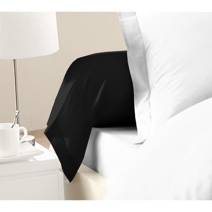 Lovely Home Lot of 2 bolts 100% cotton 85x185 cm black