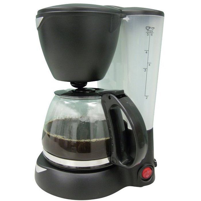 Filter coffee maker - 6 cups - power supply via 24V cigarette lighter