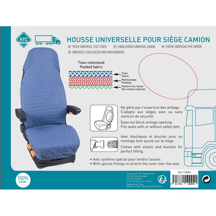 Jean's Quilted Cotton Cover