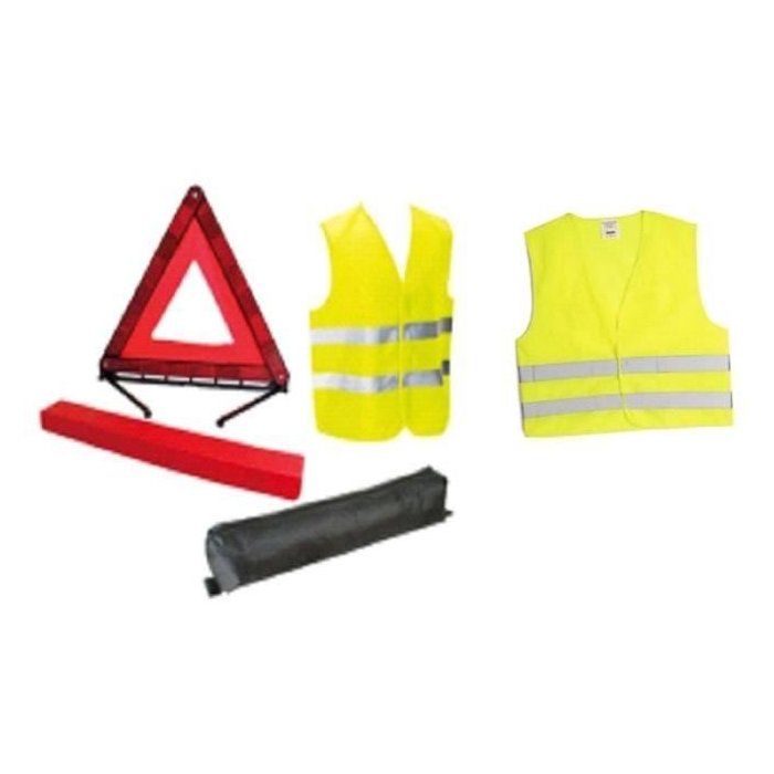 Safety Pack - HTC EQUIPEMENT - 1 warning triangle + 2 XL adult safety vests