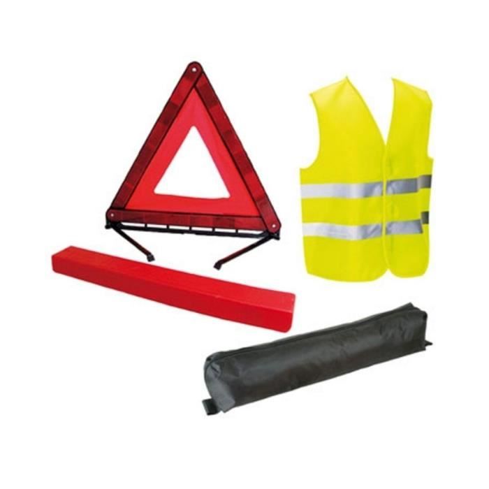 Safety Pack - HTC EQUIPMENT - Young Drivers - 1 safety vest + 1 triangle, 1 FM transmitter, 1 electrostatic disc