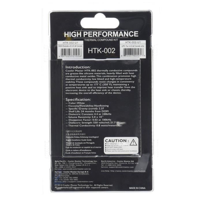 COOLER MASTER Thermal Paste HTK 002