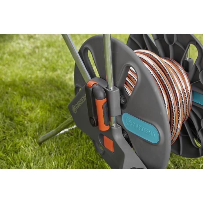 Gardena Dévidoir Cleverroll Size L-Max 100m length-adapted Large garden-delivered alone without kit-5 years warranty (18520-20)