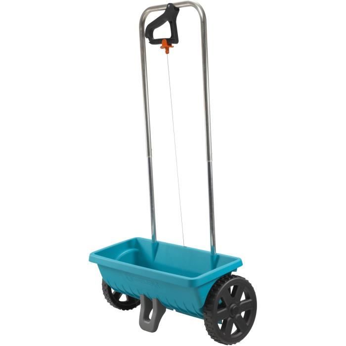 Gardena Epaller with fertilizer L on wheels-capacity 12.5 l-surface 400m² max-spreading width 0.45m (432-20)