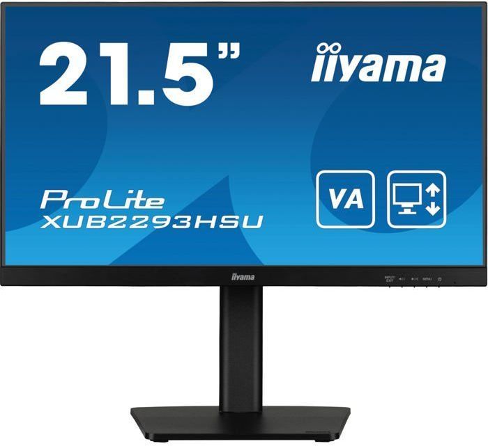 PC Monitor - IIYAMA - 21.5" - 100 Hz - IPS Panel - 1 ms - Height-Adjustable Stand + Swivel - Prolite XUB2293HSU-B7