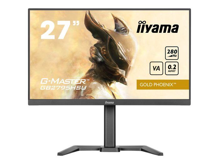 Gaming PC Monitor - IIYAMA - 27 - FHD - 280Hz - VA Panel - 0.2ms - Height-Adjustable - GB2795HSU-B1