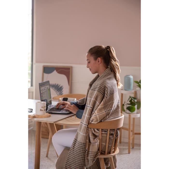 Heated Blanket - Imetec - Heated blanket 180x140 cm - 6 Temperatures - Adapto Anti-Overheating Technology - Washable