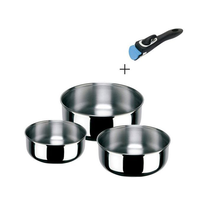 INOXIBAR 15446 Porthos Set of 3 pans - 16, 18, 20 cm