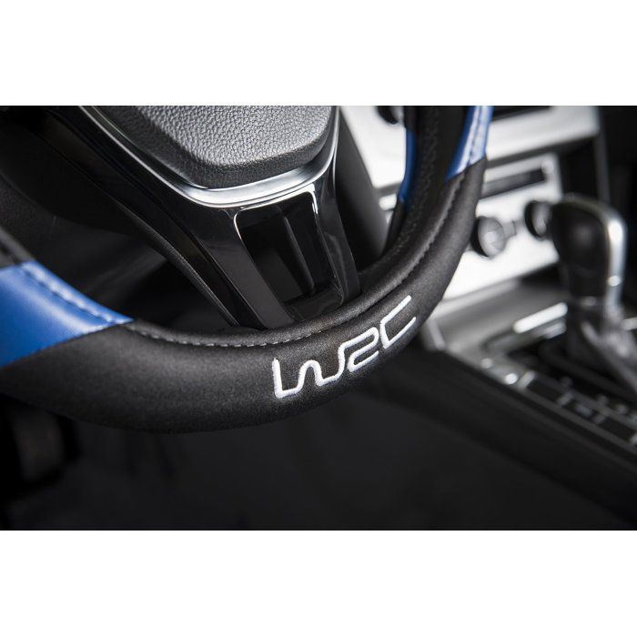 Blue Race steering wheel cover