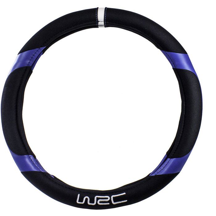 Blue Race steering wheel cover