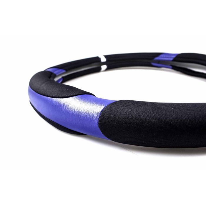 Blue Race steering wheel cover