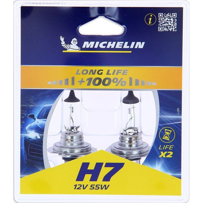 MICHELIN Life +50% 2 H7 12V 55W