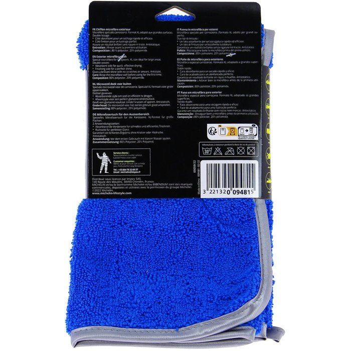MICHELIN 009481 Microfibre Cloth for Outdoor, XL