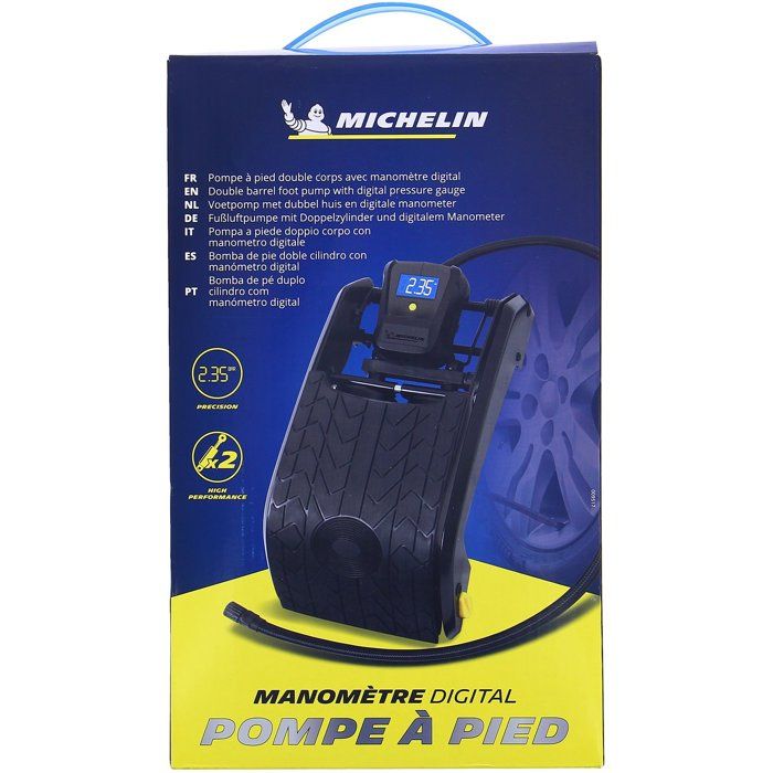 MICHELIN Foot Pump Double Piston Manometer