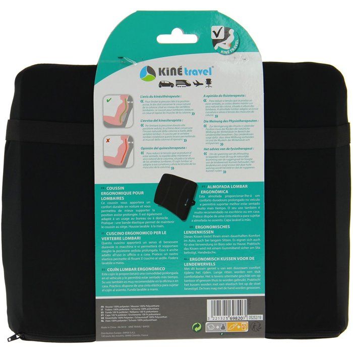 KINE TRAVEL Ergonomic Lumbar Cushion