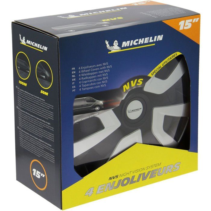 MICHELIN Set of 4 wheel trims - 15 - NVS special utilities