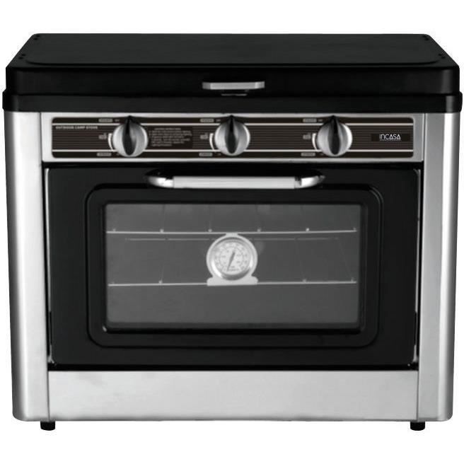 Combined oven/2 burner camping stove - INCASA - 016463