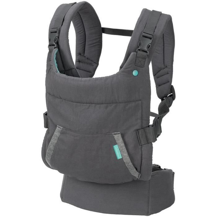 INFANTINO Cuddle Up Bear Baby Carrier - 2 modes: ventral facing and dorsal