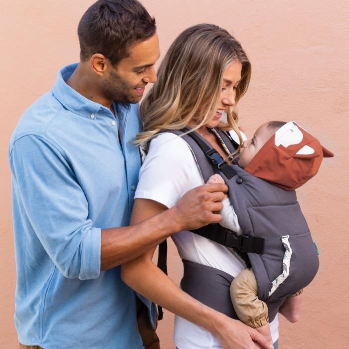 INFANTINO Cuddle Up Fox Baby Carrier - 2 modes: ventral facing and dorsal