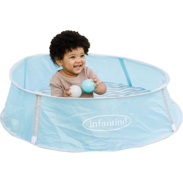 3-in-1 evolving ball pit with anti-UV canopy and mosquito net - INFANTINO - 303127