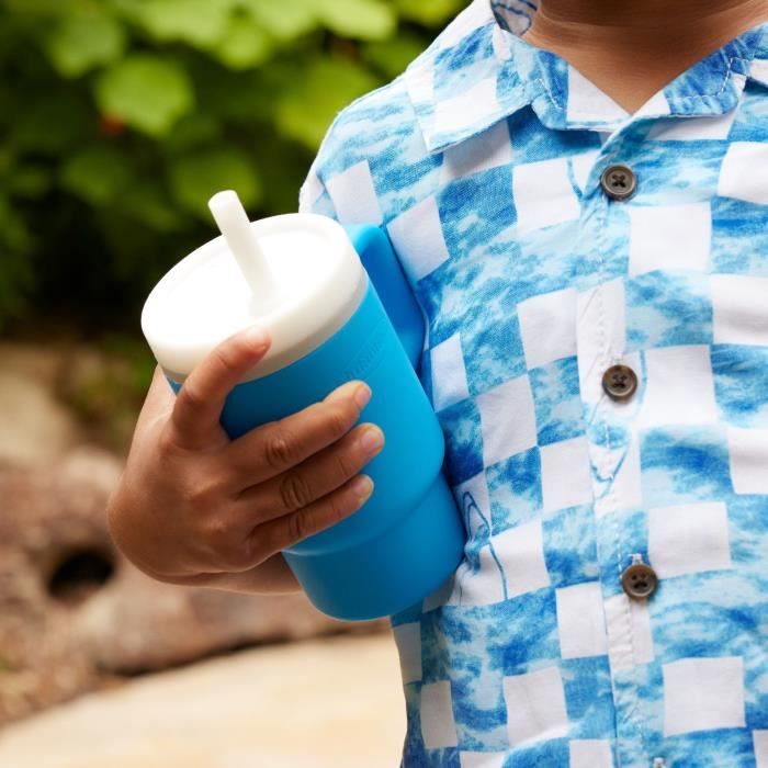 My first cup - INFANTINO - Silicone - Ocean blue