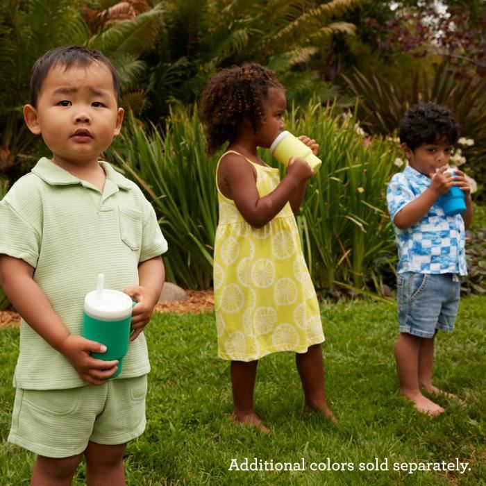 My first cup - INFANTINO - Silicone - Fir green