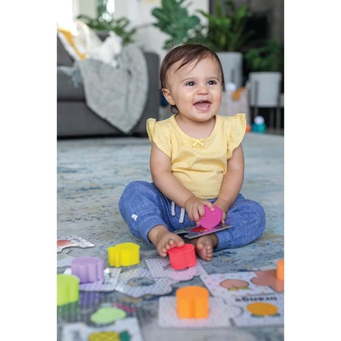 Shape puzzle - INFANTINO - 315195 - Sensory - 24 pieces