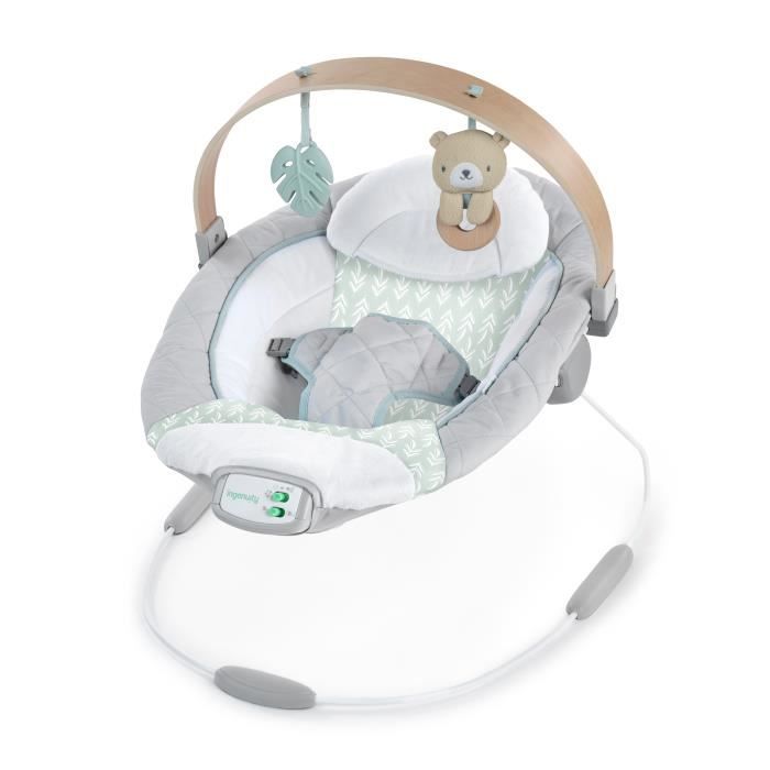 INGENUITY Nate the Bear bouncer with wooden play arch
