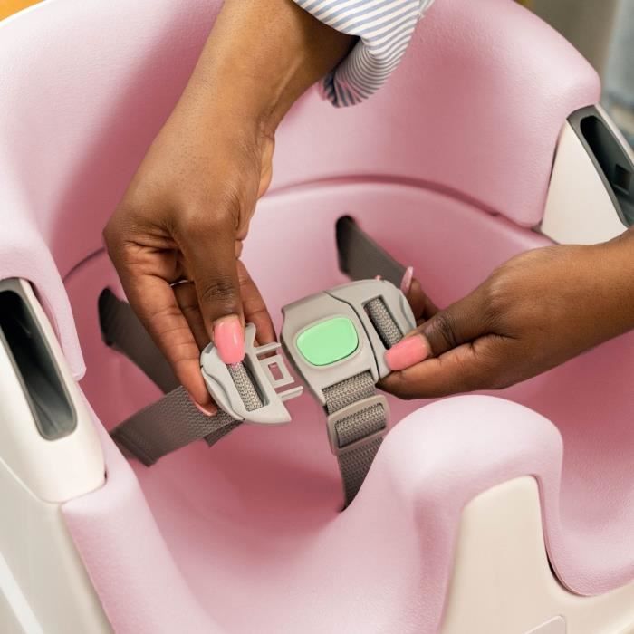 INGENUITY 2-in-1 booster seat with integrated storage tray, peony, from 6 months
