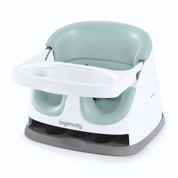 INGENUITY 2-in-1 booster seat with integrated storage tray, mist, from 6 months