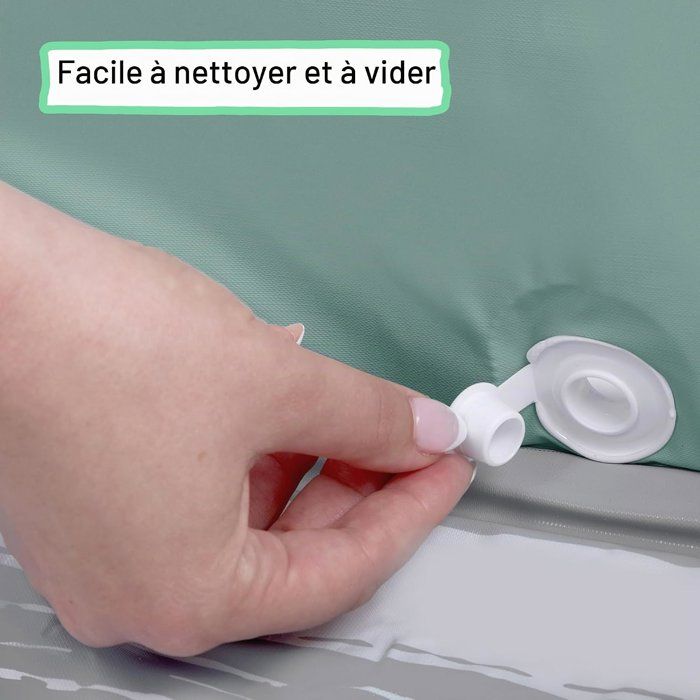 Foldable baby bath - INGENUITY - Portable - Waterproof lining - Easy to clean