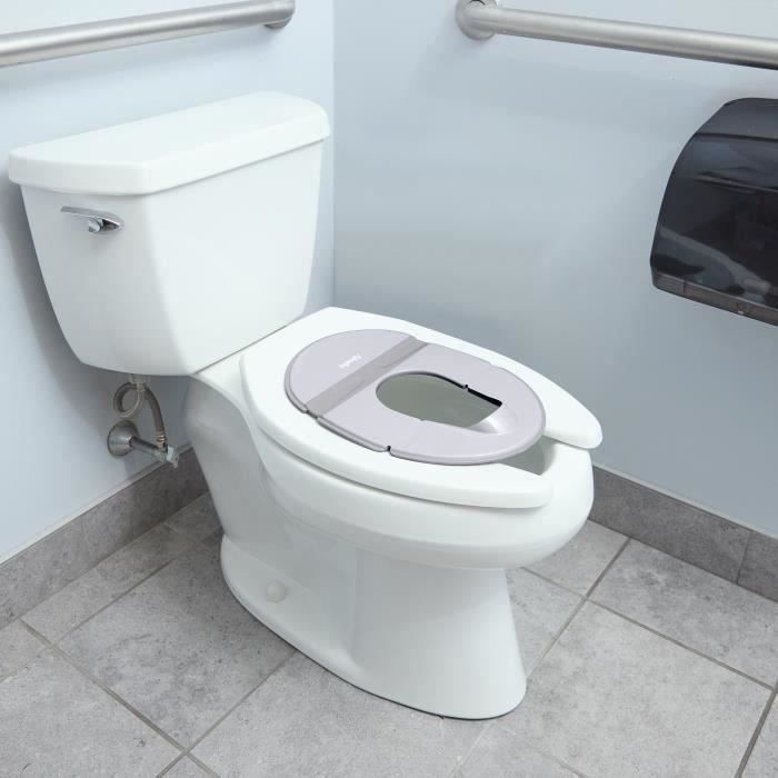 INGENUITY Universal portable toilet seat reducer for children, babies, for travel or on the go. Storage bag included, foldable
