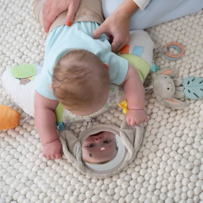 INGENUITY Sylvi Baby Play Mat for Tummy Time with Multi-Sensory Toys