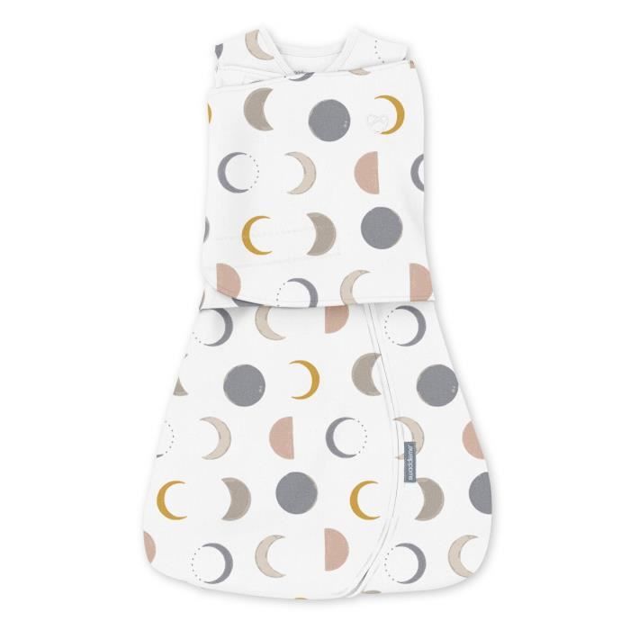 INGENUITY, Swaddling Bag, Lunes sleeping bag, for mid-season TOG 1. Adjustable from 3 to 6 months, Oeko-Tex certified