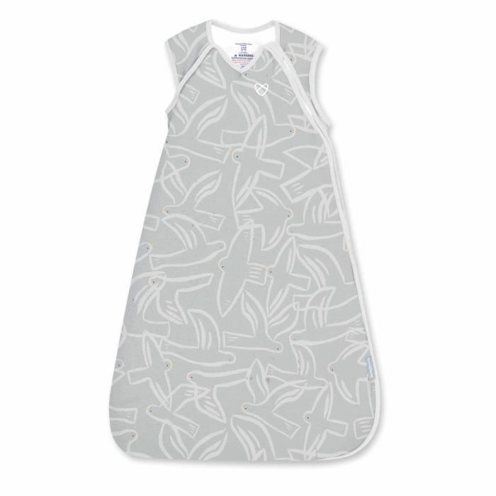 INGENUITY Swaddling Bag, Birds Sleeping Bag, TOG 2.5, suitable for ages 3 to 18 months, Oeko-Tex certified