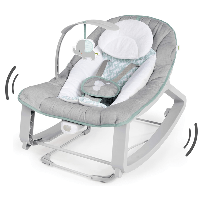 INGENUITY Bouncer 3in1 Keep Cozy - Weaver, Soothing Vibrations, 2 Recline Positions, Up to 18 kilos