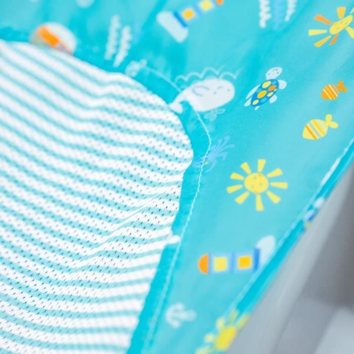 INGENUITY Baby Bathtub, Extra-Large, Comfortable, with Soft Fabric Baby Carrier, Seat Cushions, Tray, Up to 24 Months