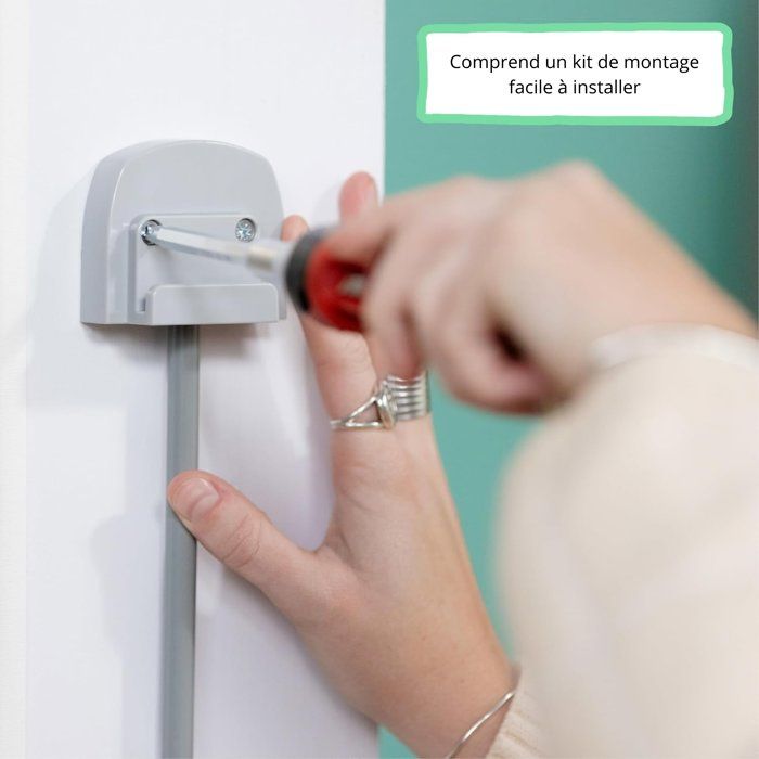 INGENUITY Child Safety Gate up to 136cm, Roll-up, Auto Close, Easy to Install