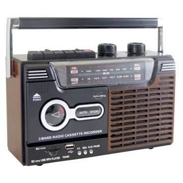 AM FM RADIO K7 PLAYER RECORDER - INOVALLEY - RK10N