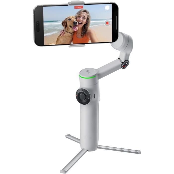 Gimbal - INSTA360 - Flow 2 Pro - Gray - Apple DockKit compatible - 3-axis stabilization