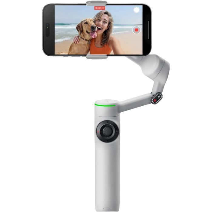 Gimbal - INSTA360 - Flow 2 Pro - Gray - Apple DockKit compatible - 3-axis stabilization