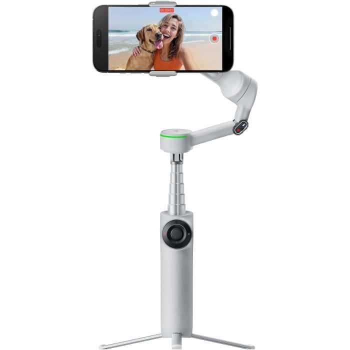 Gimbal - INSTA360 - Flow 2 Pro - Gray - Apple DockKit compatible - 3-axis stabilization