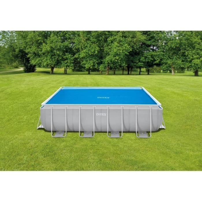 Intex - UTF00168 - Rectangular bubble tarpaulin 3m78 x 1m86 for rectangular swimming pool 4m x 2m
